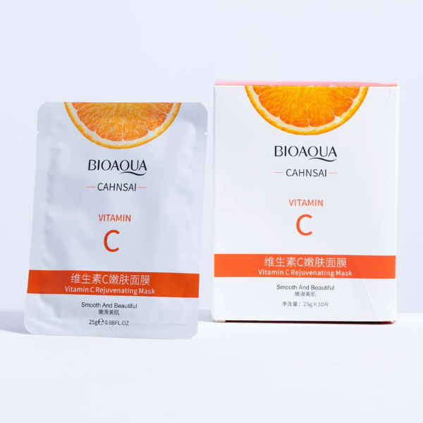 MASCARILLA EN VELO DE VITAMINA C