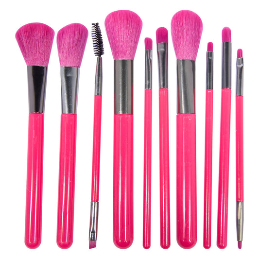 Set De Brochas Neón 10 Piezas